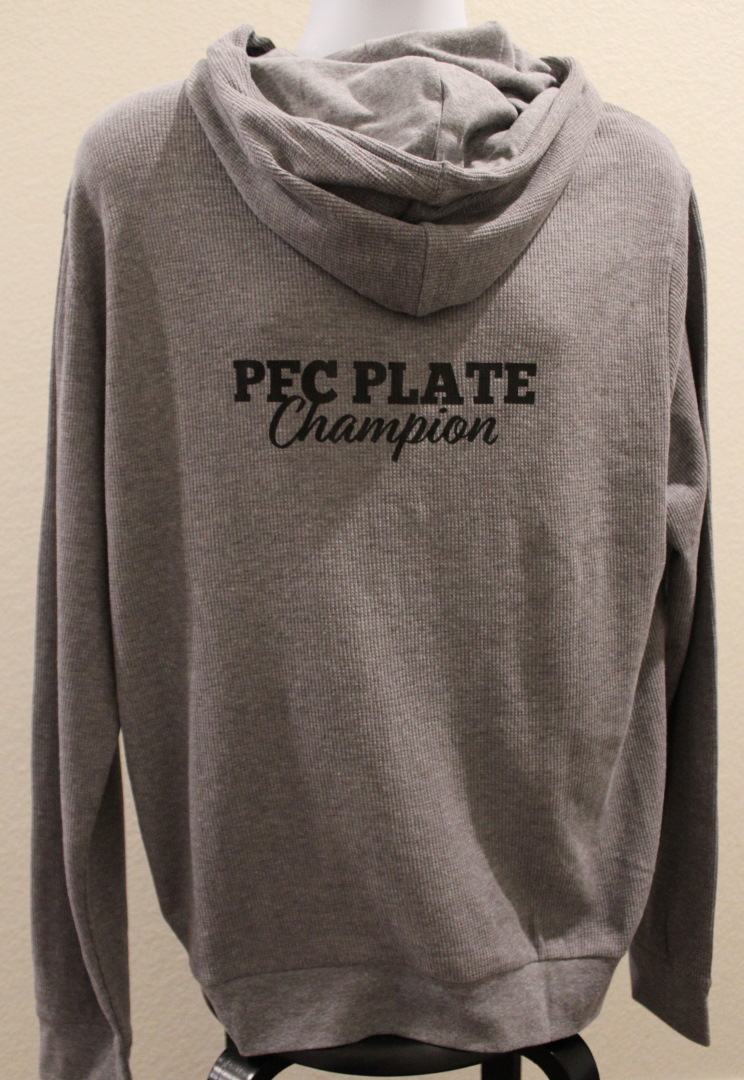 PFC hoodie gray back